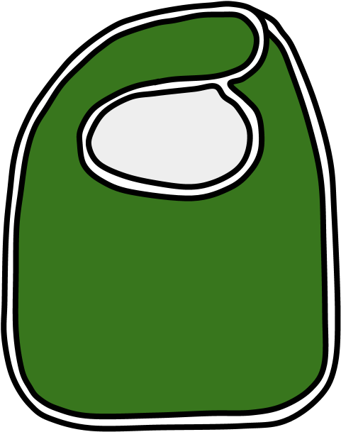 Bib-green, Png Clipart (816x1056), Png Download