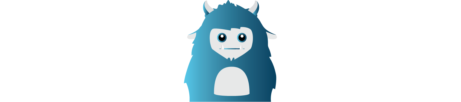 Web Yeti Web Yeti - Cartoon Clipart (1524x337), Png Download