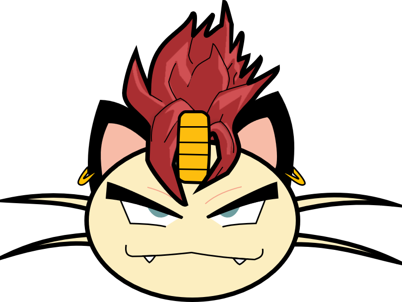 Android M Illustration Dragon Ball Z Pokemon Meowth - Cartoon Clipart (810x608), Png Download