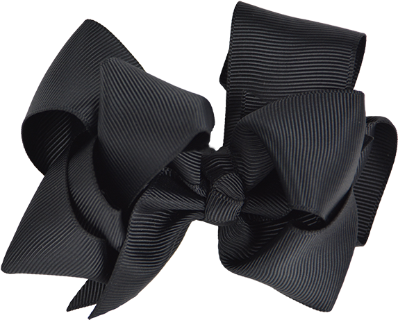 599 X 599 20 - Black Ribbon Bow Transparent Clipart (599x599), Png Download