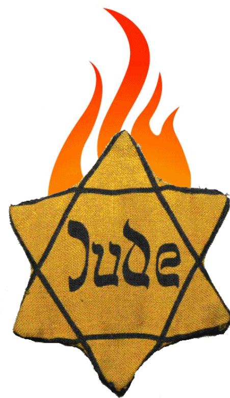 The Flame Society, Inc - World War 2 Jewish Star Clipart (450x846), Png Download