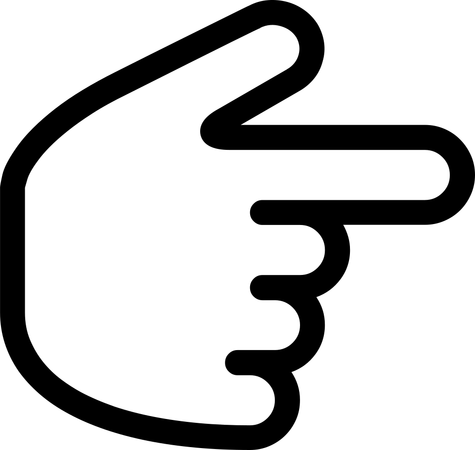 Png File - Puntero De Mano Png Clipart (980x928), Png Download