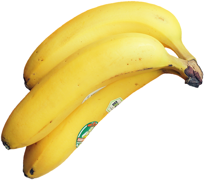 Banana, Fruit, Food, Yellow, Vitamins, Healthy, Fruity - Saba Banana Clipart (960x673), Png Download