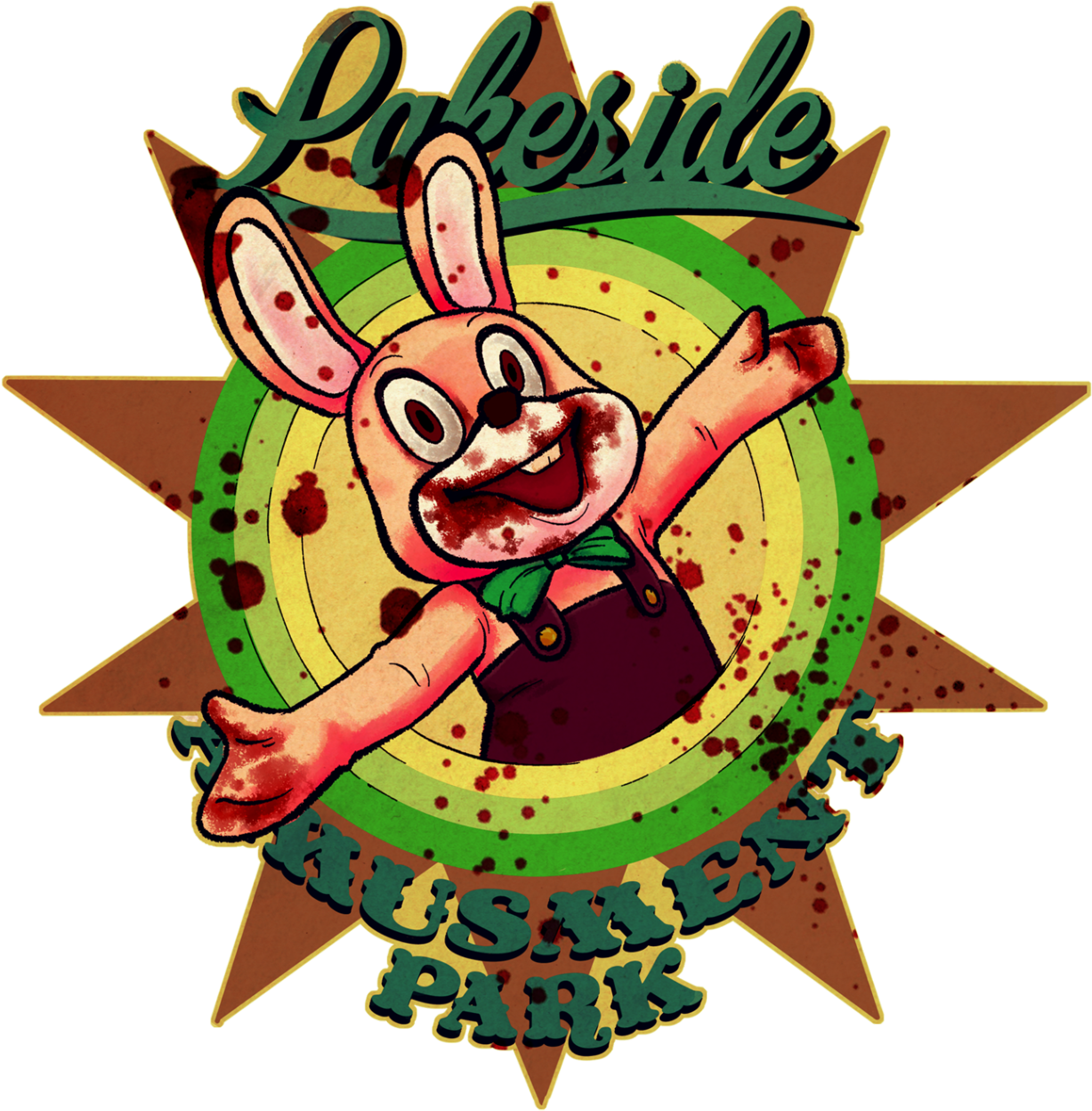 Farty Fart Art Souvenirs From Scenic Lakeside Ⓒ - Lakeside Amusement Park Silent Hill Clipart (1280x1351), Png Download