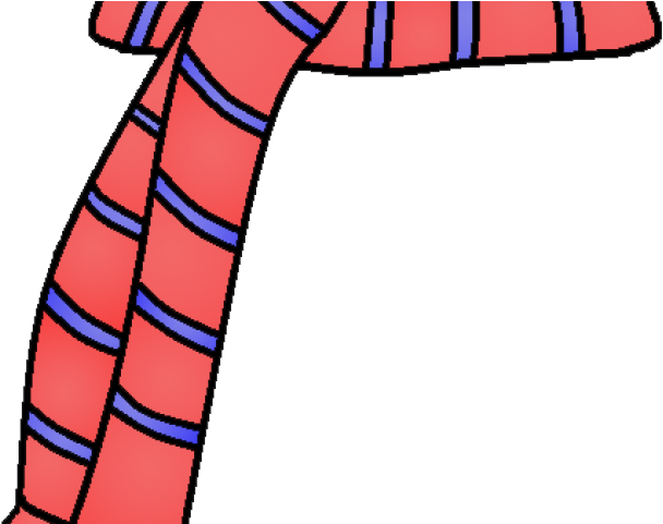 Scarf Clipart Winter Outfit - Transparent Background Scarf Clipart - Png Download (640x480), Png Download