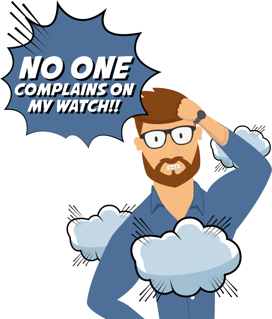 It-manager - Busylight - Cartoon Clipart (955x1079), Png Download