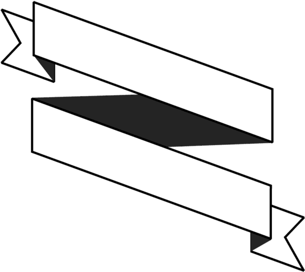 600 X 600 1 0 - Banner Outline Clipart (600x600), Png Download