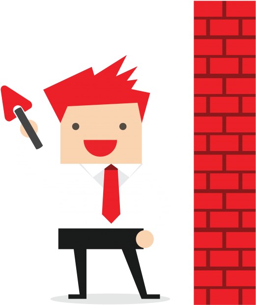 Red Brick Data Sharepoint Sql And Business Intelligence - Realise Cartoon Clipart (521x620), Png Download