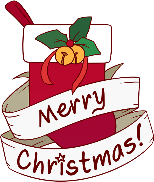 Merry Christmas Clipart (618x618), Png Download
