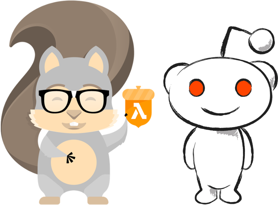 Sam The Aws Lambda Squirrel - Aws Serverless Squirrel Clipart (1000x1000), Png Download