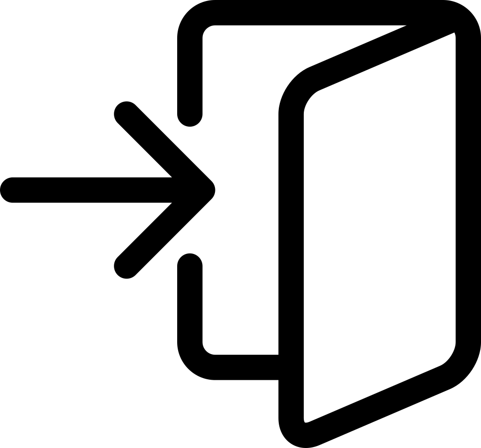 Png File Svg - Icon Masuk Clipart (980x912), Png Download
