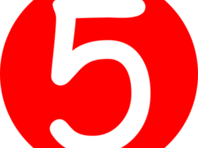 Five Clipart Number 0 - Circle - Png Download (640x480), Png Download