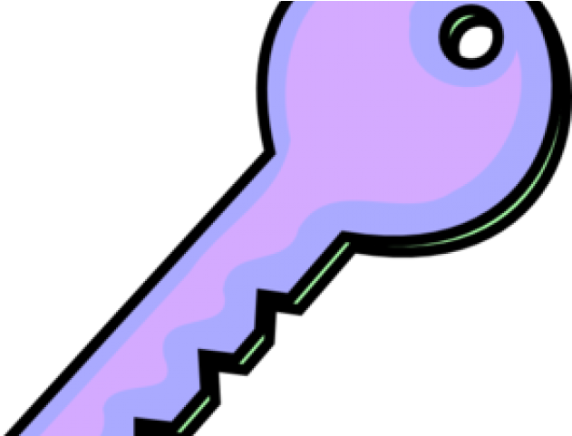 Keys Clipart Purple - Clip Art - Png Download (640x480), Png Download