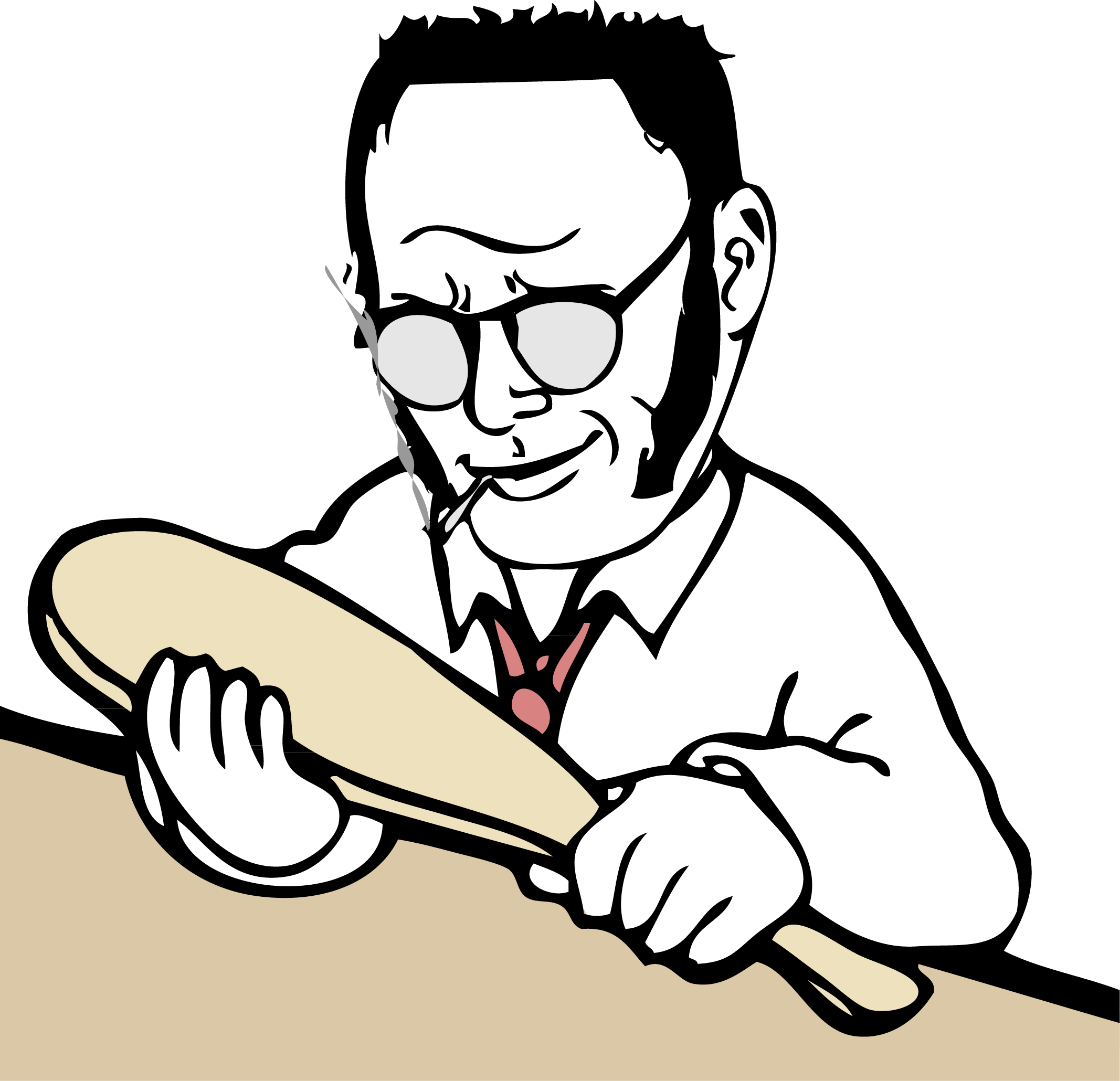 Mutt With Riseup Clipart (2134x2060), Png Download