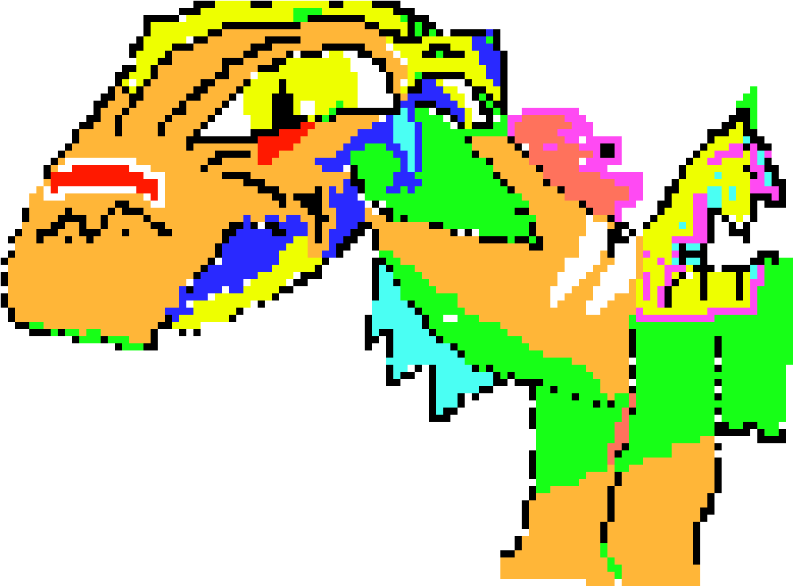 Mish-mash Dragon - Cartoon Clipart (1160x820), Png Download