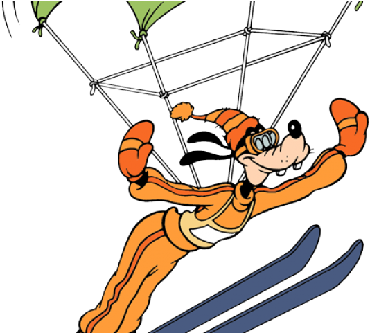 Ice Clipart Skiing - Cartoon - Png Download (640x480), Png Download