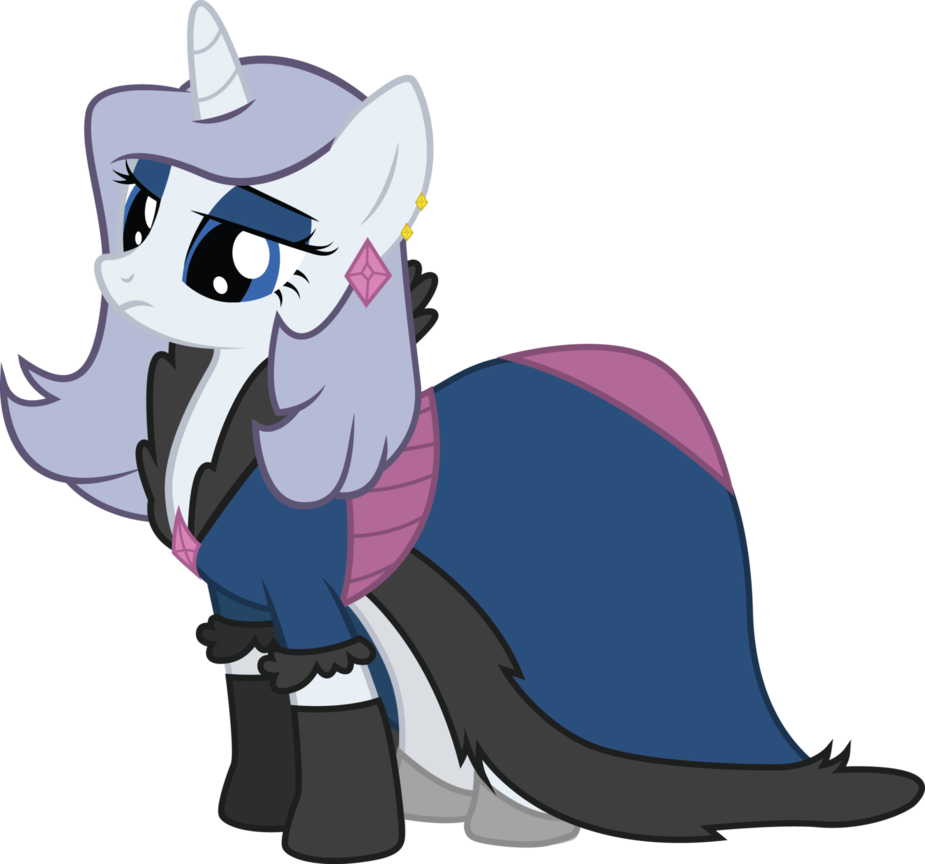 Platinum Decree, Gala/sorceress Dress By Duskthebatpack - Mylittlepony Clipart (925x864), Png Download