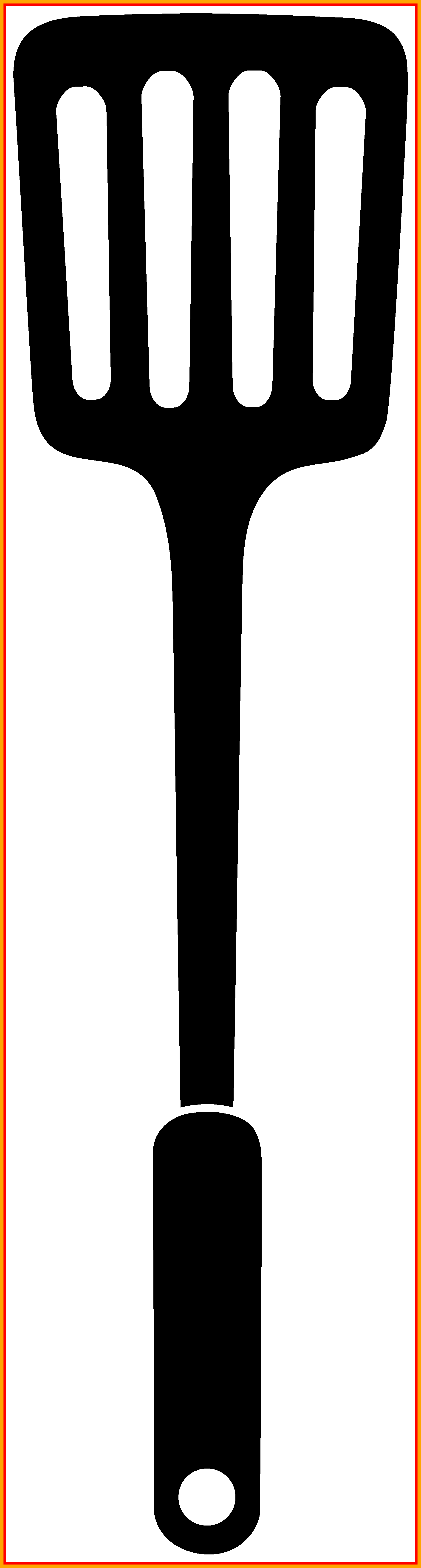 Best Cool Knives Swords And Weapons Image - Grill Spatula Clip Art - Png Download (1833x6827), Png Download