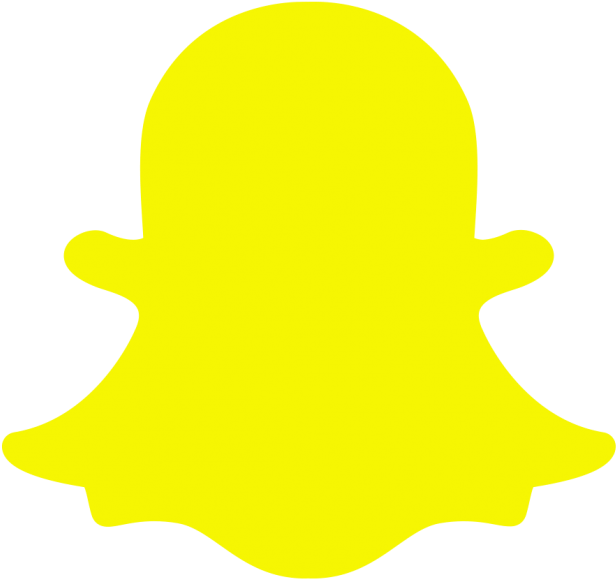 Logo Snapchat Png White Clipart (715x715), Png Download