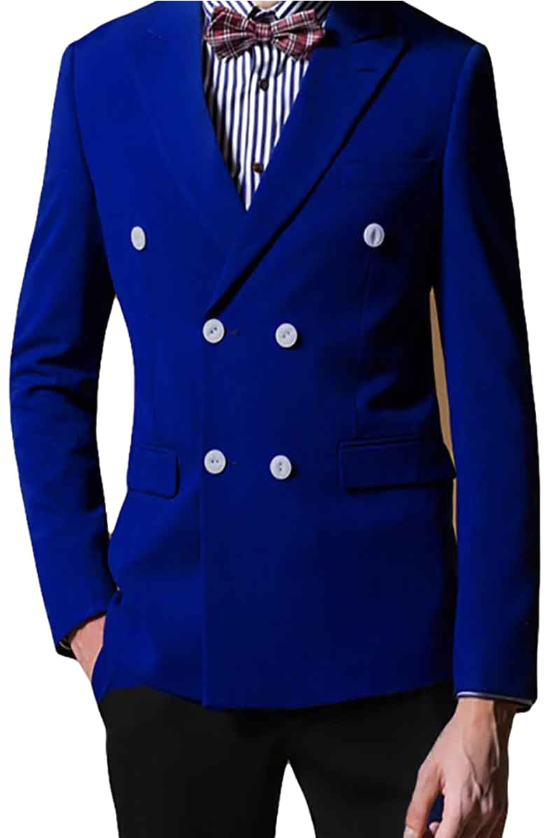 Royal Blue Coat Mens Clipart (920x1200), Png Download