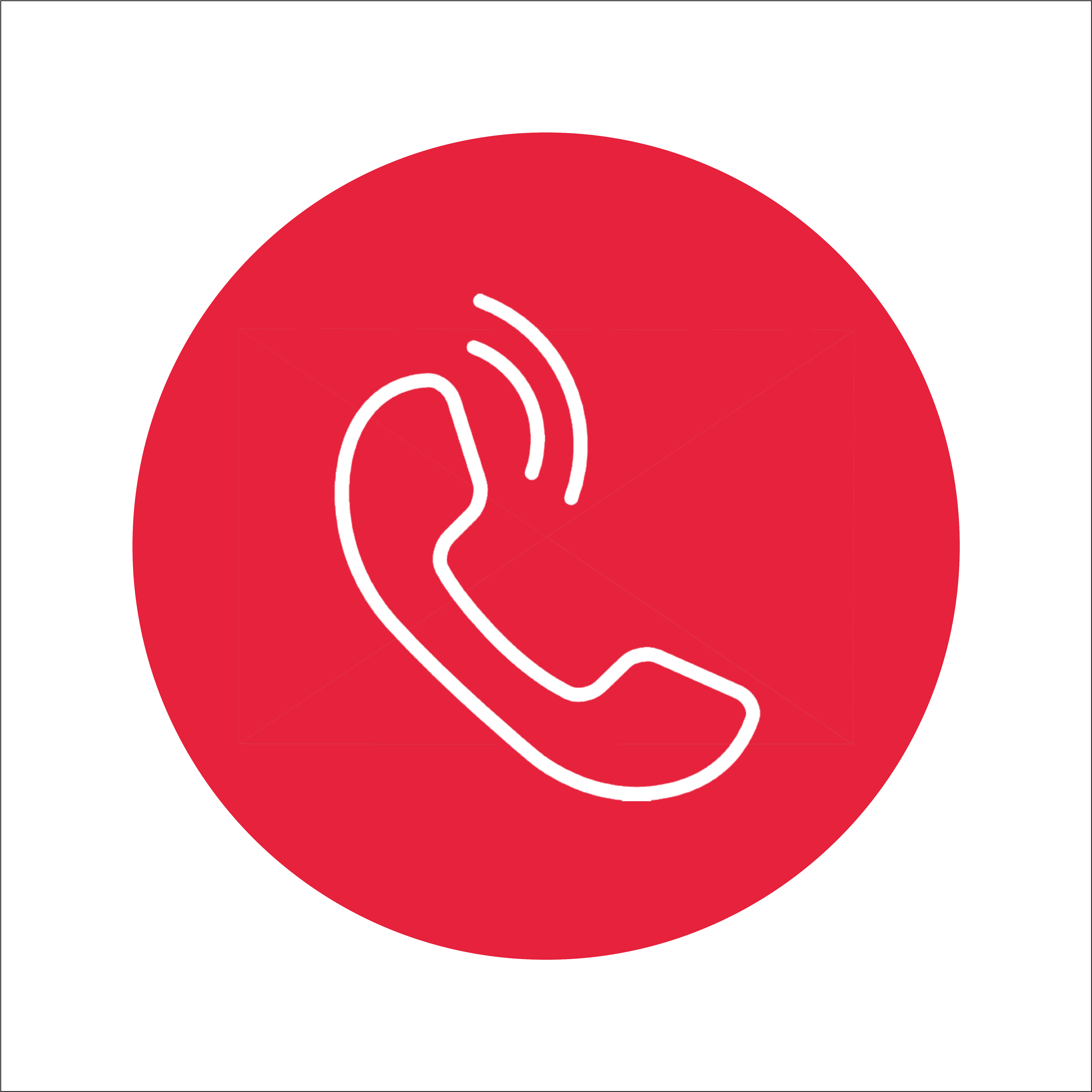 283-7630 - - Mail Icon Clipart (5017x5017), Png Download