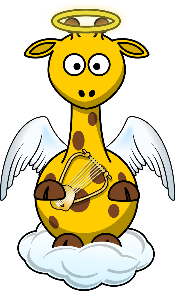 Clip Art Details - Cartoon Giraffe - Png Download (603x1000), Png Download