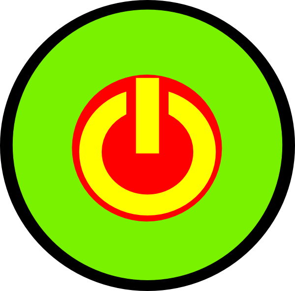 On Button By Yuri Baluyot Svg Clip Arts 600 X 593 Px - Png Download (600x593), Png Download