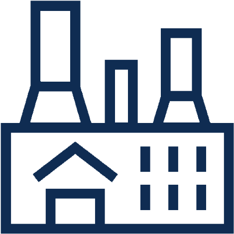 Factories & Plants Clipart (857x500), Png Download