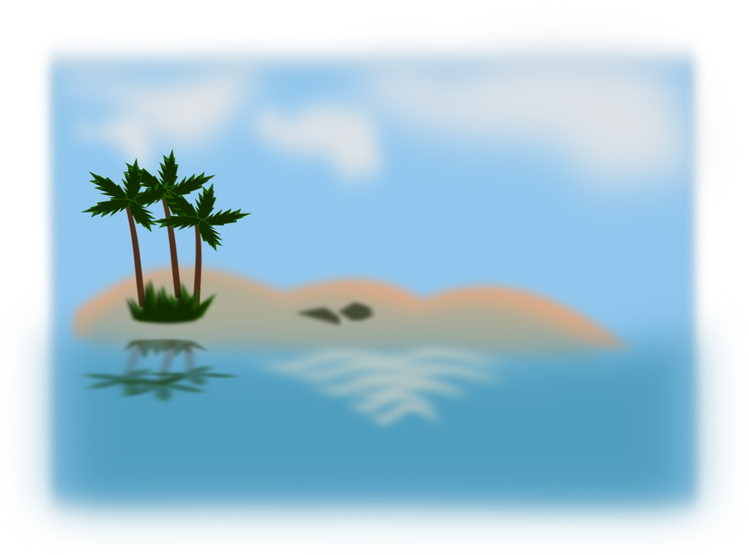 Clipart Vista - Clipart Photo Of Ocean - Png Download (2400x1780), Png Download