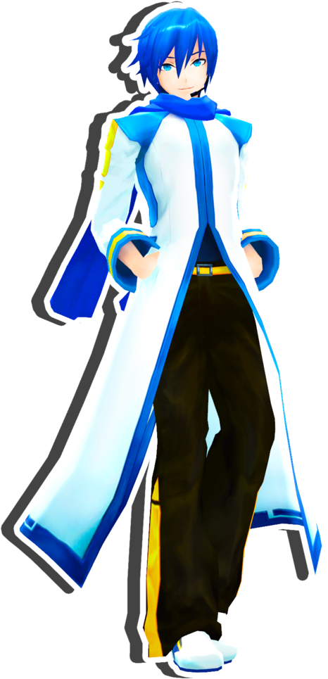 Kaitoshion Vocaloid Caloid Kaito Te Amo Mi Conejito - Illustration Clipart (466x965), Png Download