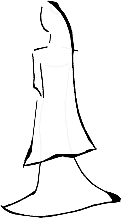Veil Drawings Tea - Line Art Clipart (917x917), Png Download