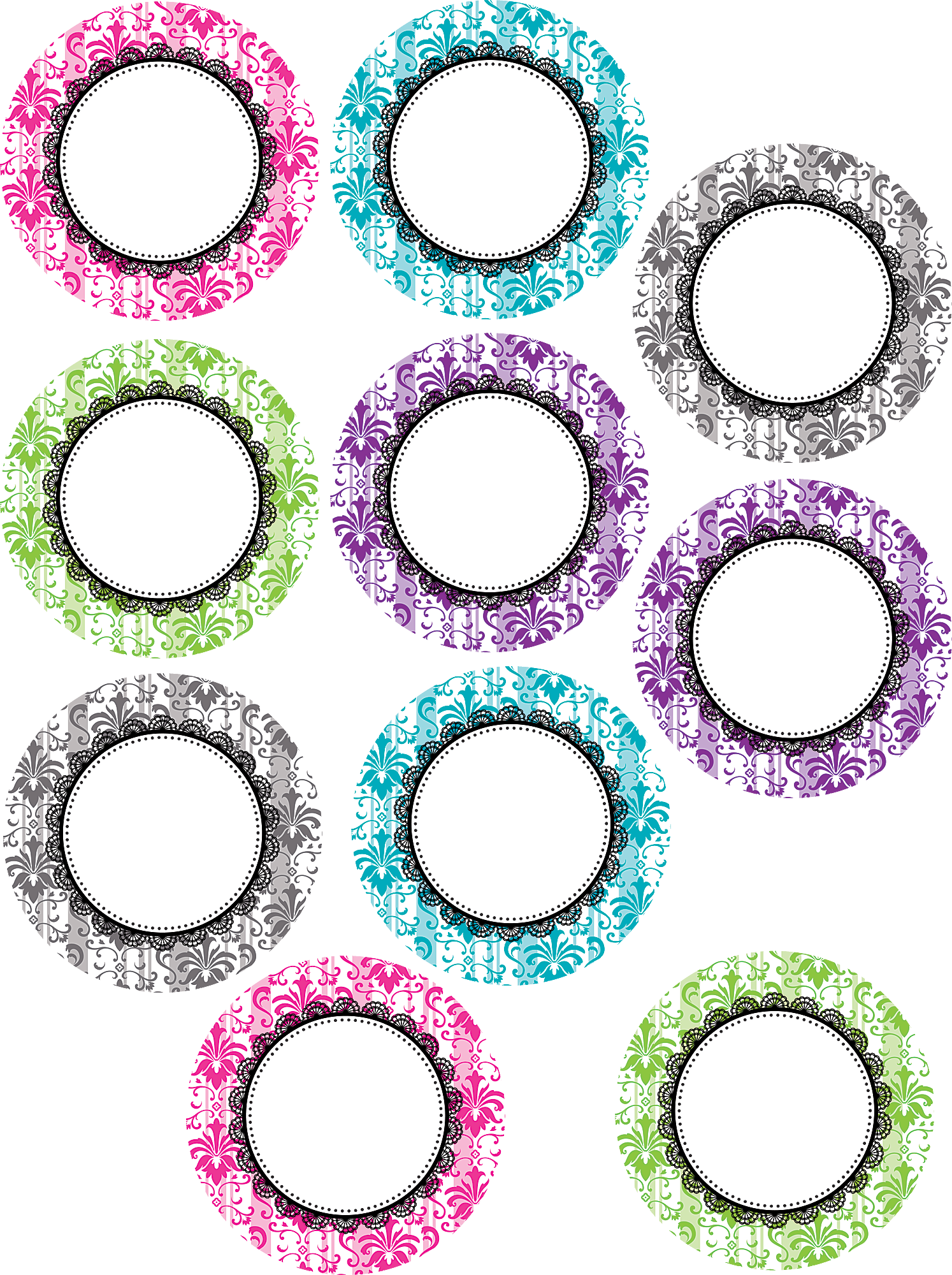 Use This Decorative Artwork To Dress Up Classroom Walls - Circle Clipart (1494x2000), Png Download