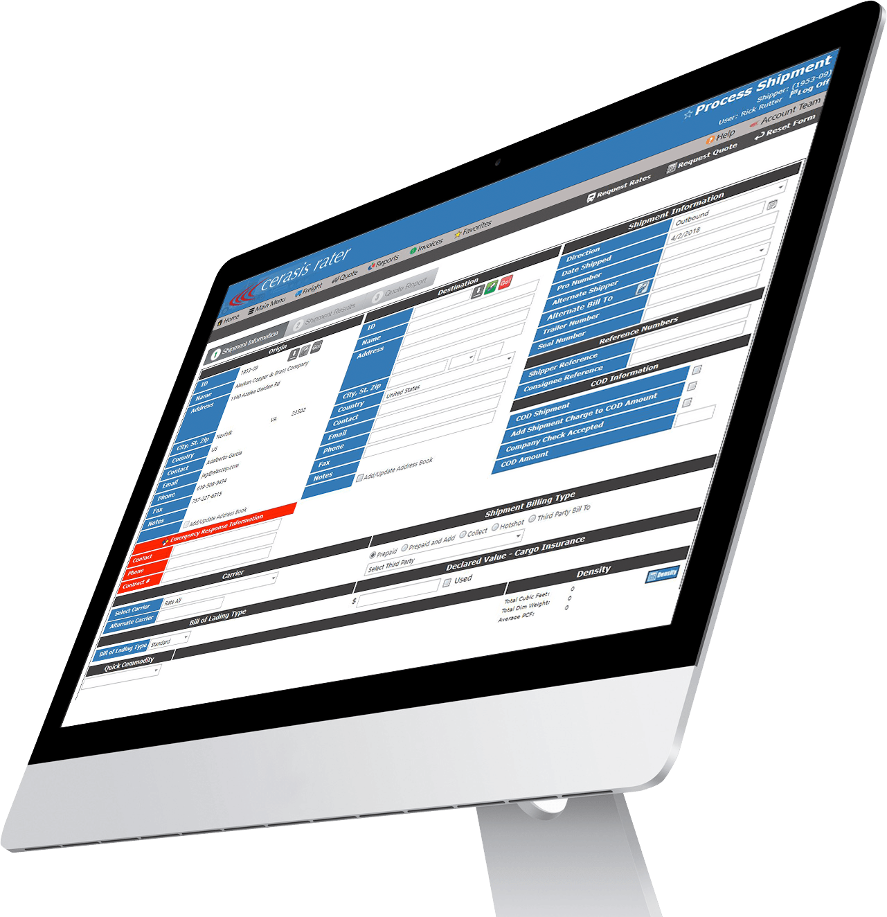 Less Than Truckload - Computer Monitor Clipart (1281x1324), Png Download