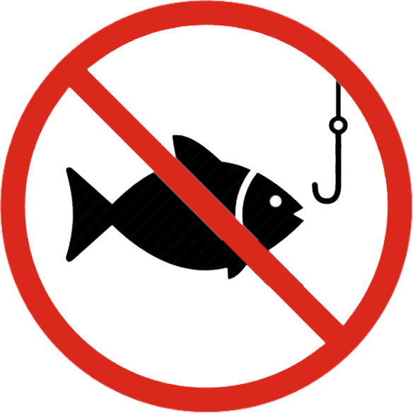No Fishing - Hate Noise Clipart (584x584), Png Download