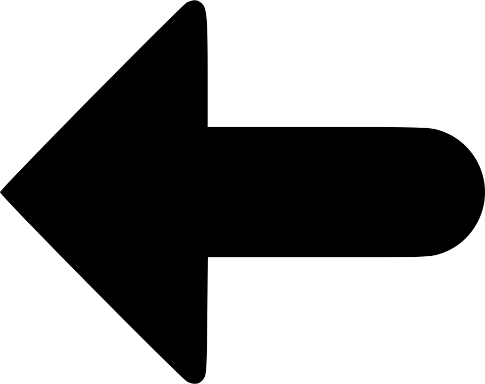 Png File Svg - Arrow Icon Silhouette Png Clipart (980x776), Png Download