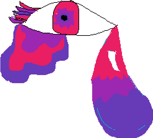 Gradient Tears Clipart (1000x1000), Png Download