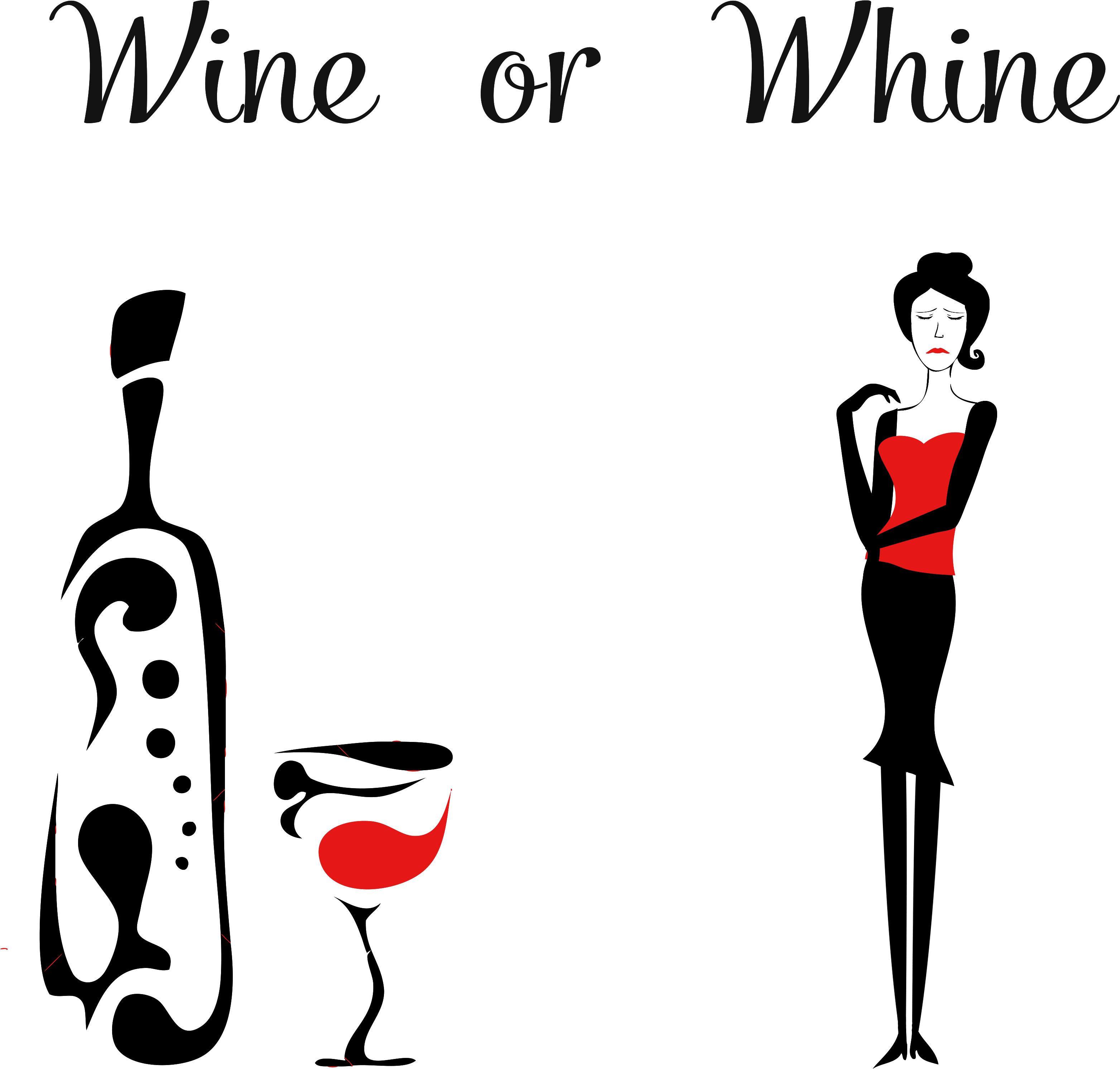 13 Best Wine Or Whine Https - Wine Clipart (3128x3000), Png Download