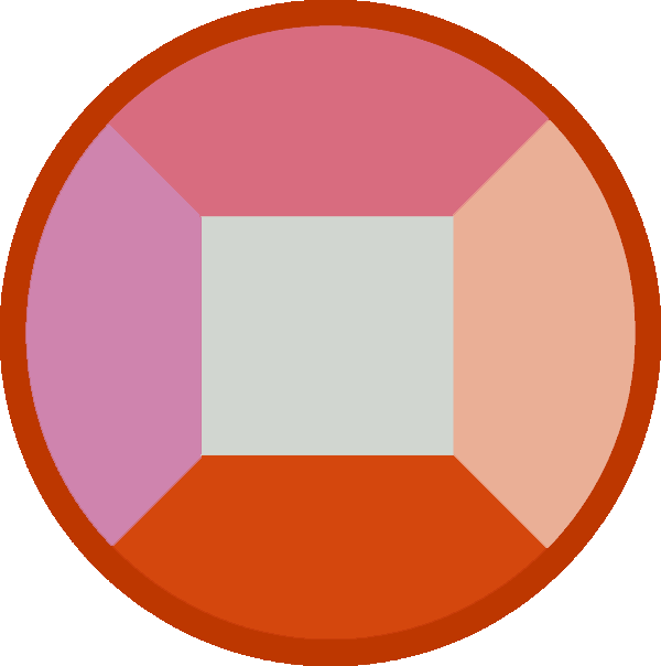 Gemstone Clipart Orange Gem - Png Download (600x604), Png Download