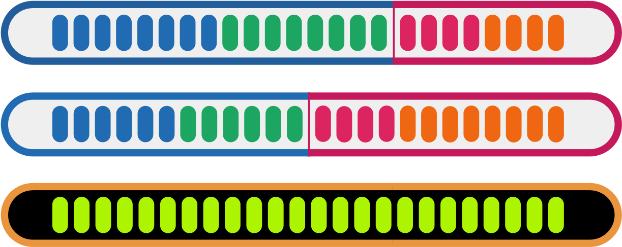 Pop'n Music 11 Bars - Colorfulness Clipart (1280x602), Png Download