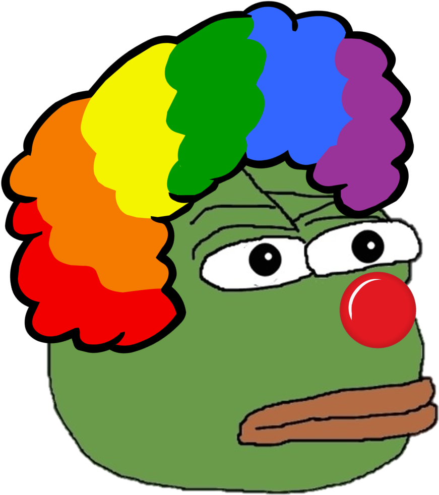 403 Kb Png - Clown Pepe The Frog Clipart - Full Size Clipart (#3767462 ...