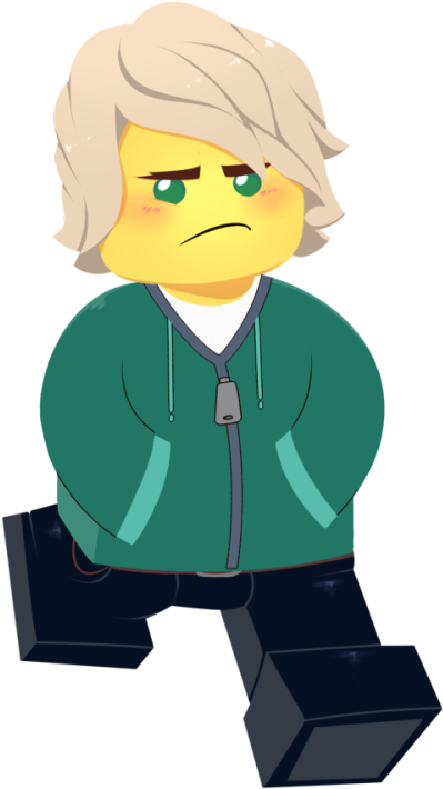 A Moody Green Teenager - Cartoon Clipart (500x737), Png Download