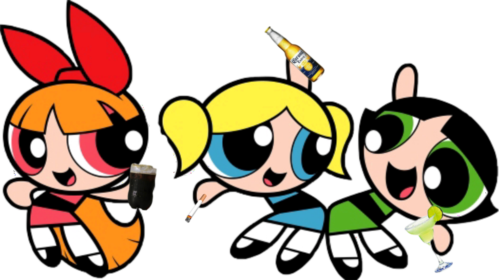 Cancun Sticker - Powerpuff Girls Clipart (1024x575), Png Download