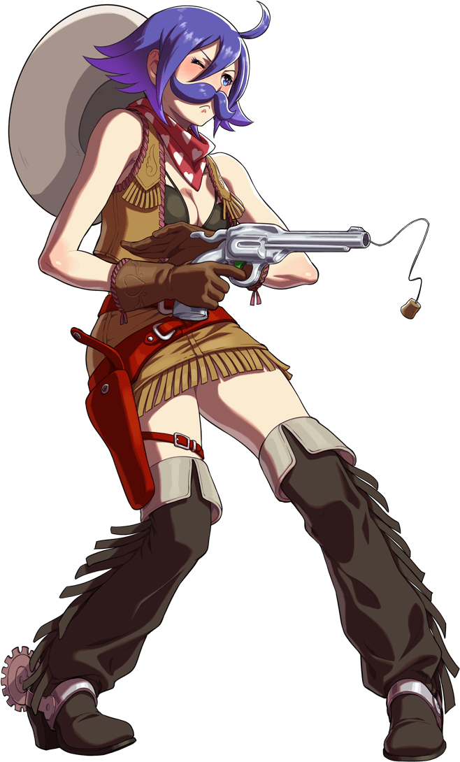 Loveheart Snk Heroines Costume Western - Snk Heroines Tag Team Frenzy Love Clipart (806x1156), Png Download