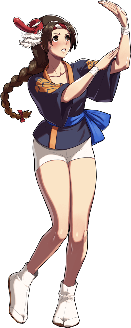 Yuri Sakazaki Snk Heroines Costume Tengu Mask - Snk Heroines Tag Team Frenzy Yuri Clipart (806x1156), Png Download