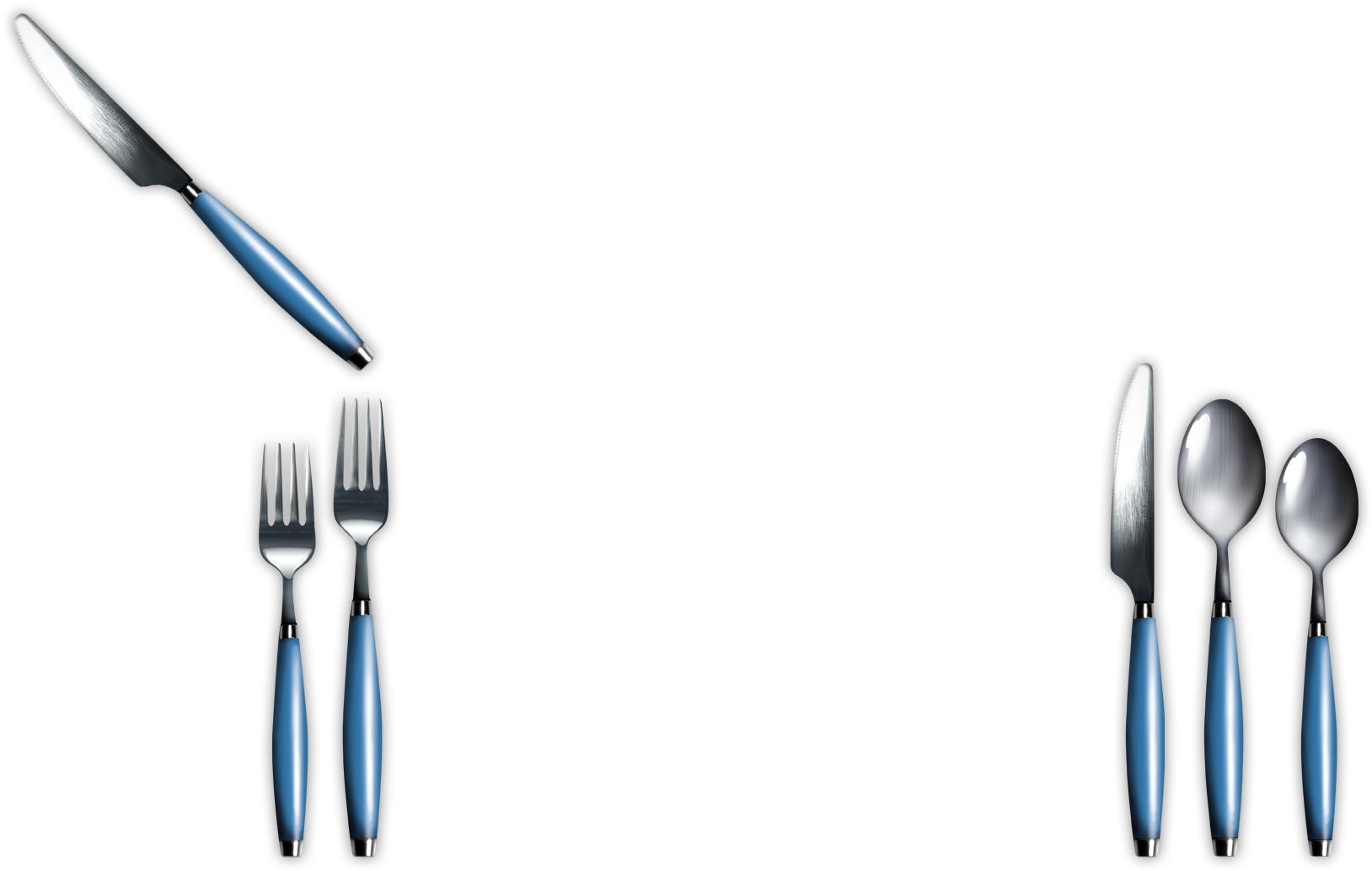 Claret Flatware Fiesta Clipart (1643x1049), Png Download