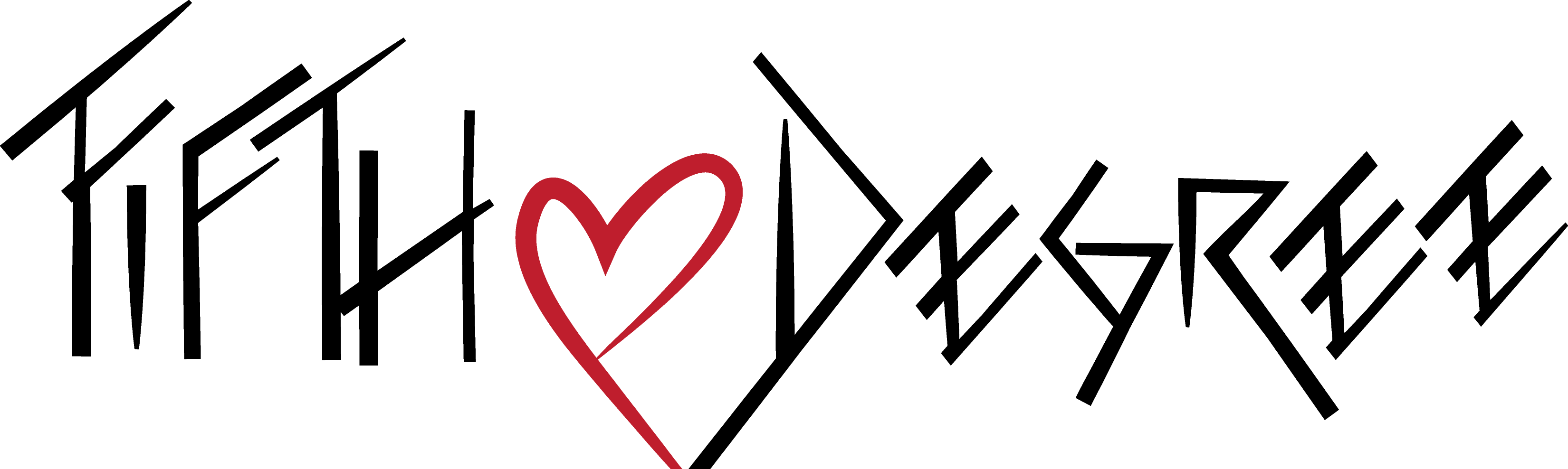 Fifth Degree - Heart Clipart (3300x988), Png Download