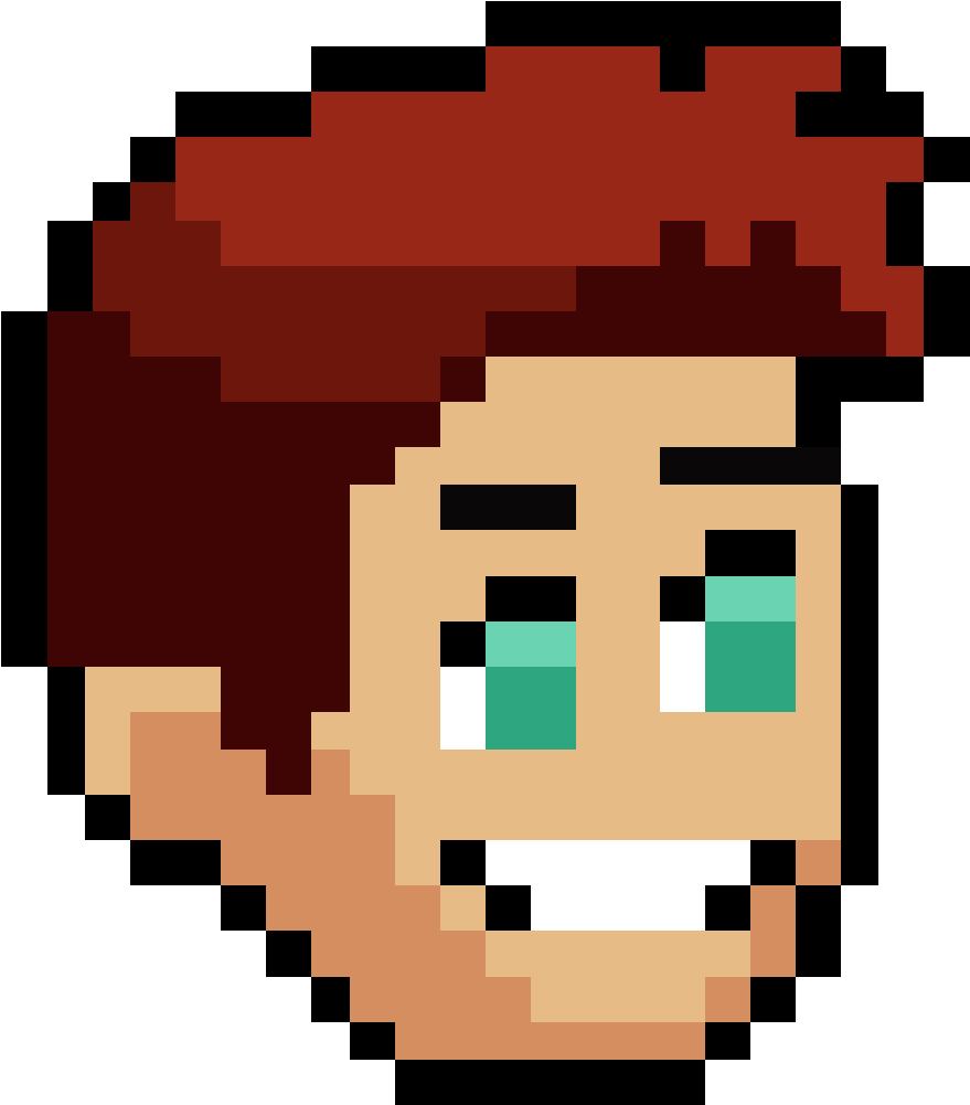 Male Swoop Brunette Hair - Pokemon Master Ball 8 Bit Clipart (1000x1000), Png Download