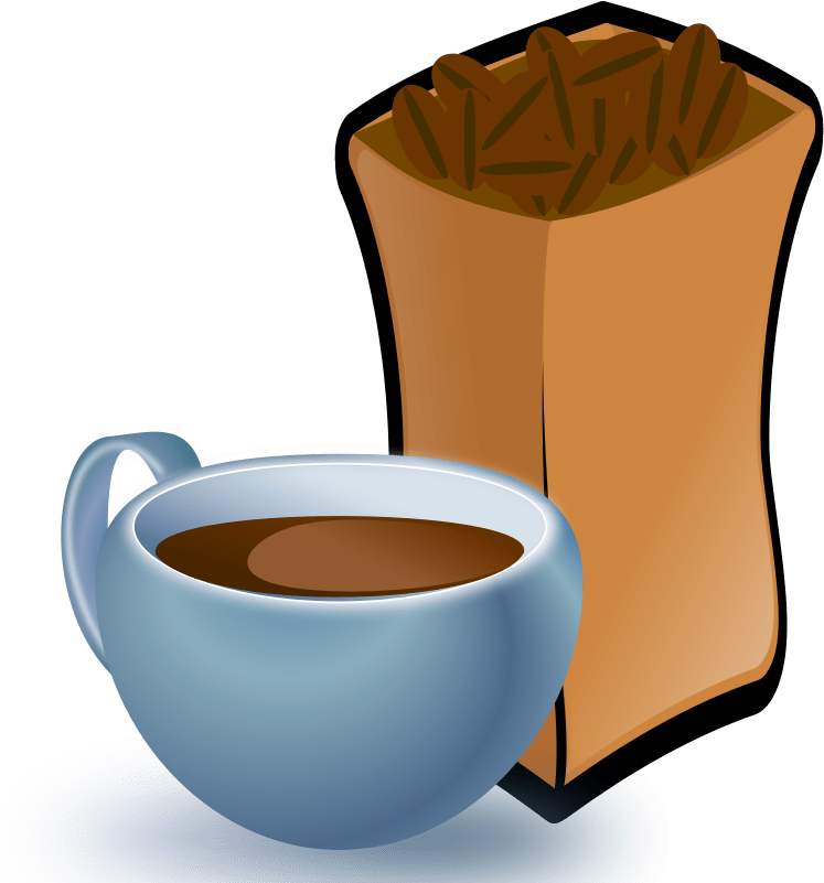 Cafe Clip Art - Coffee Beans Clip Art - Png Download (800x800), Png Download