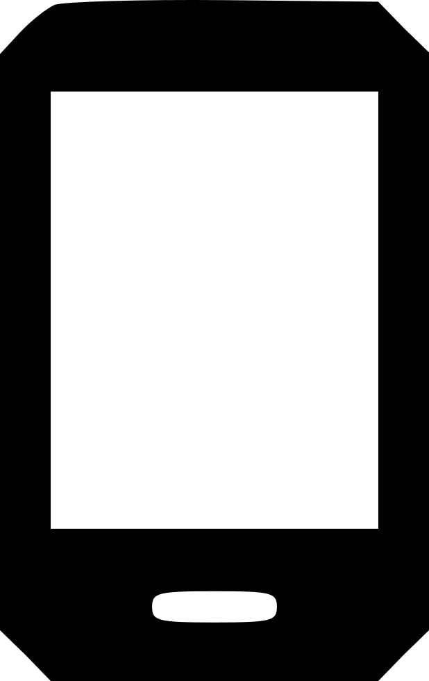 Png File Svg - Mobile Icon Font Png Clipart (618x980), Png Download