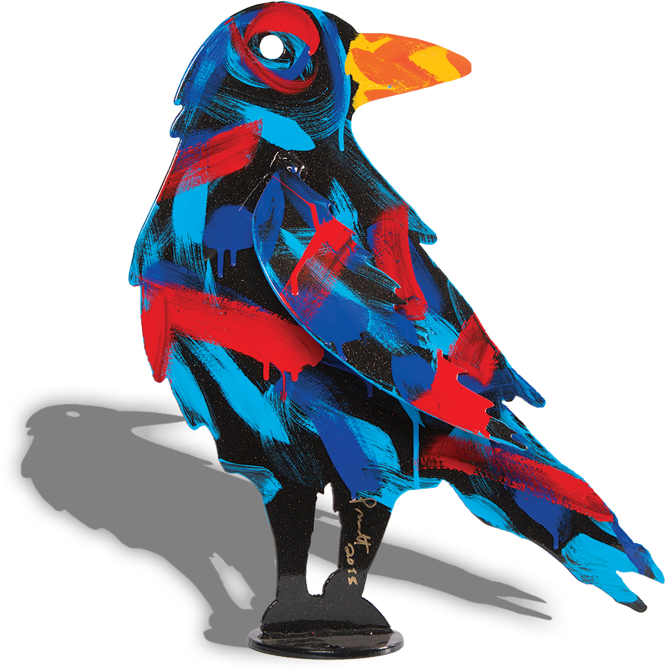 Raven Sculptures - Parrot Clipart (1091x1066), Png Download
